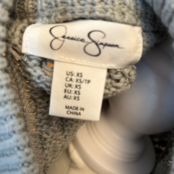 Jessica Simpson Cable Knit Pullover Sweater XS Extra Small chunky - Picture 3 of 5